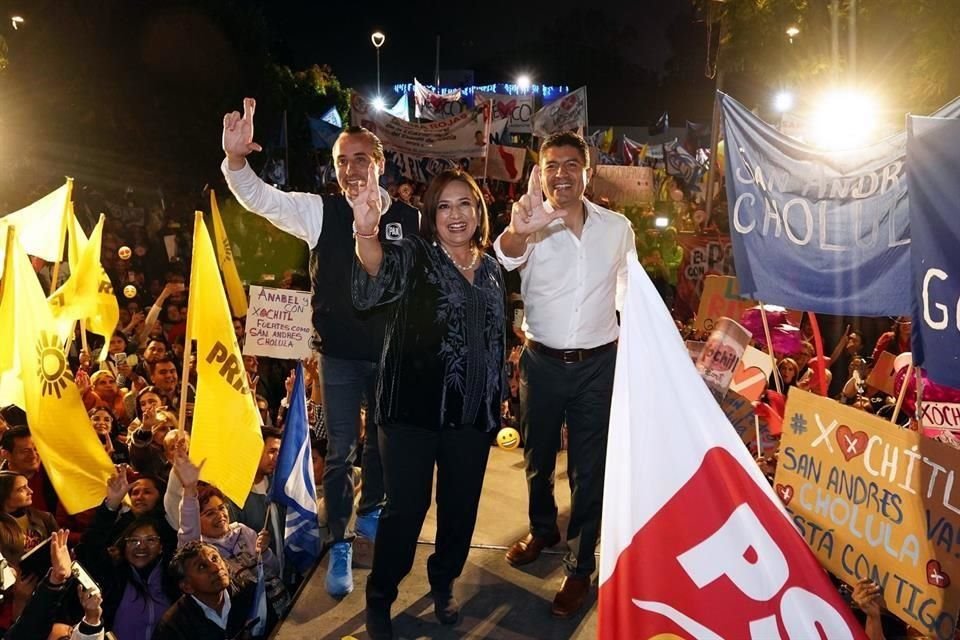 Cierre de precampaña de Eduardo Rivera.