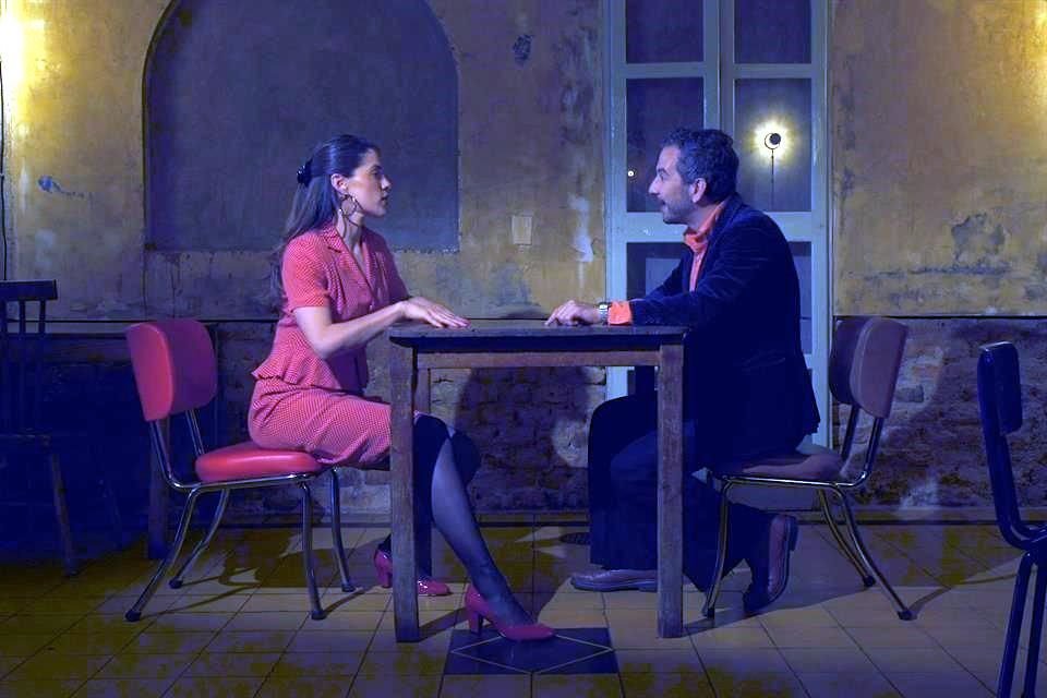 Imagen de la videodanza 'Los (Des)afortunados Encuentros', de Lola Ramírez y Germán Águila.