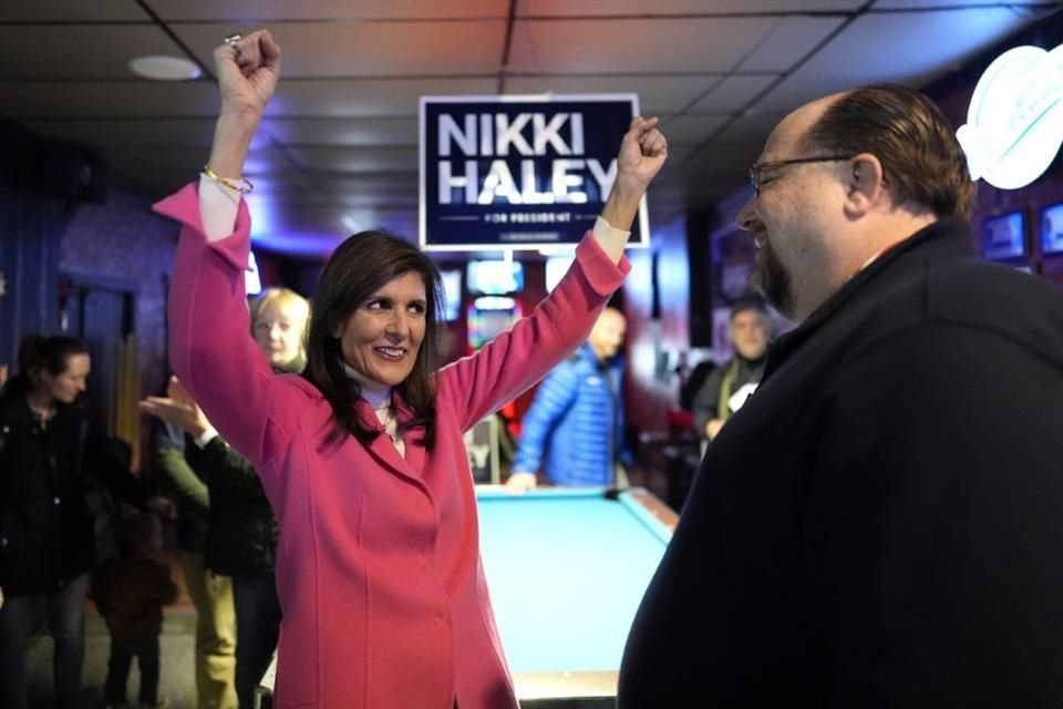 Nikki Haley es la segunda en las encuestas después de Trump.