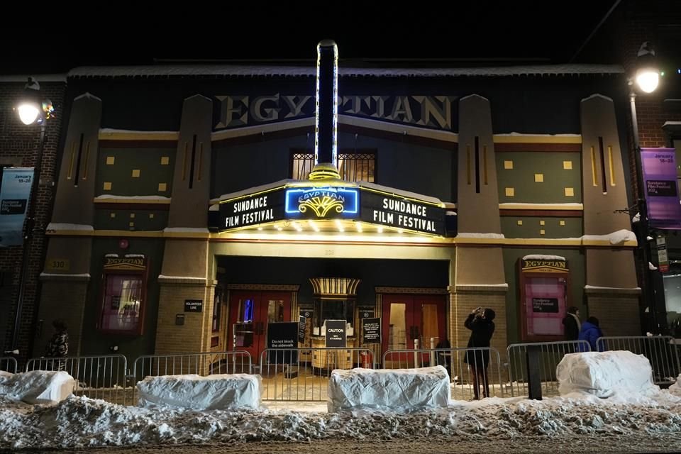 Con antelación, el teatro egipcio se preparó para recibir a los nominados en el Festival de Cine de Sundance.