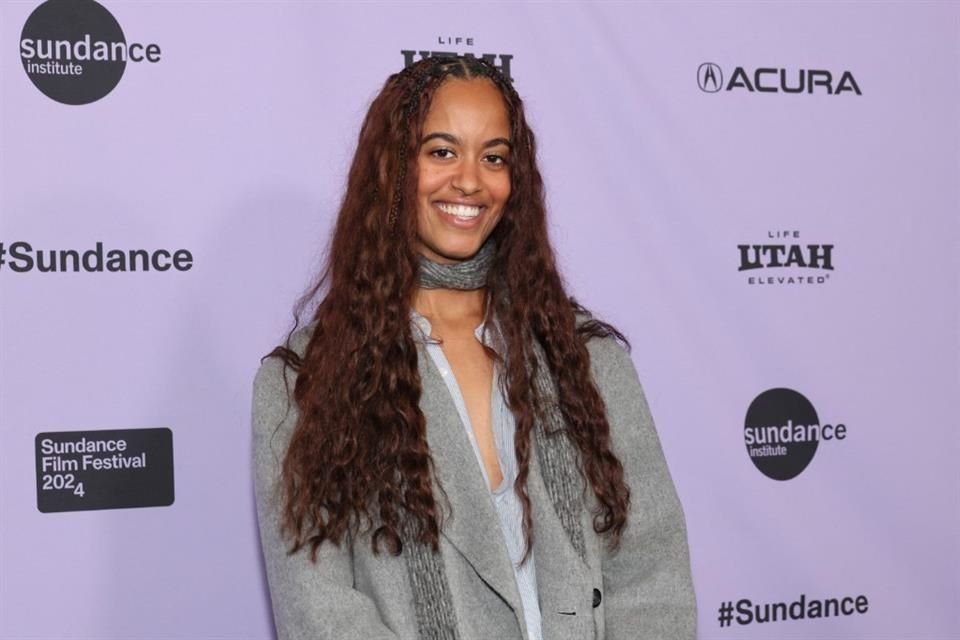 La cineasta Malia Obama, hija del ex presidente Barack Obama, también asistió al festival de cine, por la premier de su nuevo cortometraje 'The Heart'.