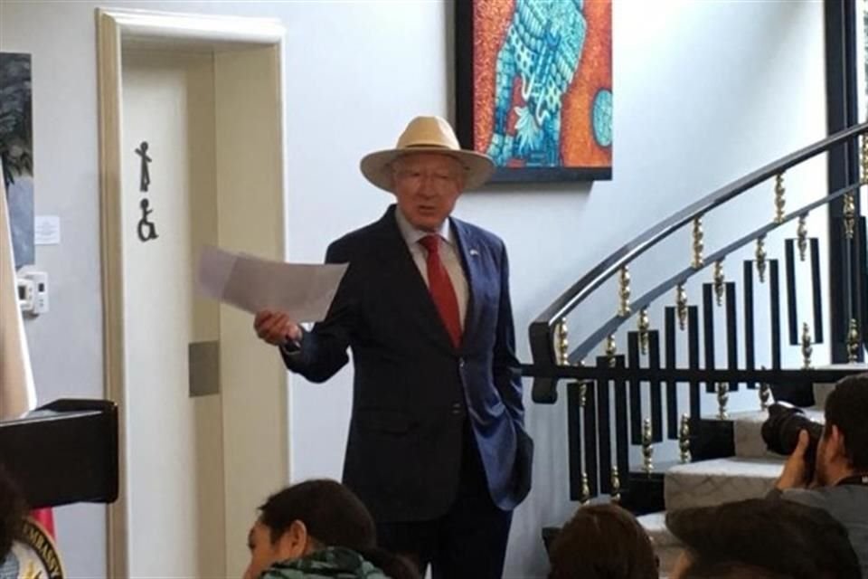 Ken Salazar, Embajador de EU en México.