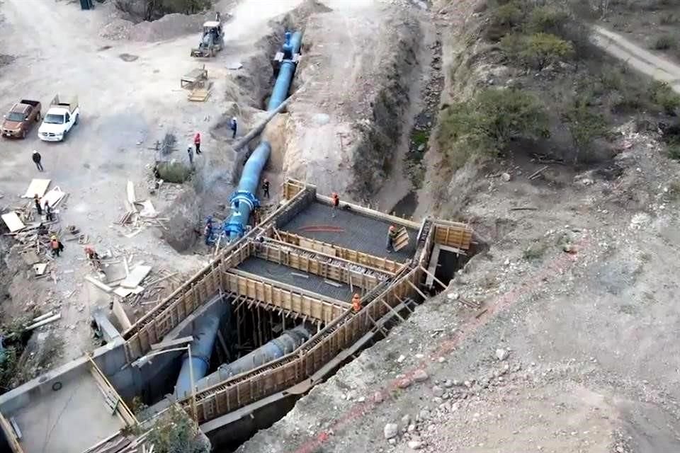El próximo mes, este sistema comenzará a bombear los primeros mil litros de agua por segundo adicionales para el AMG.