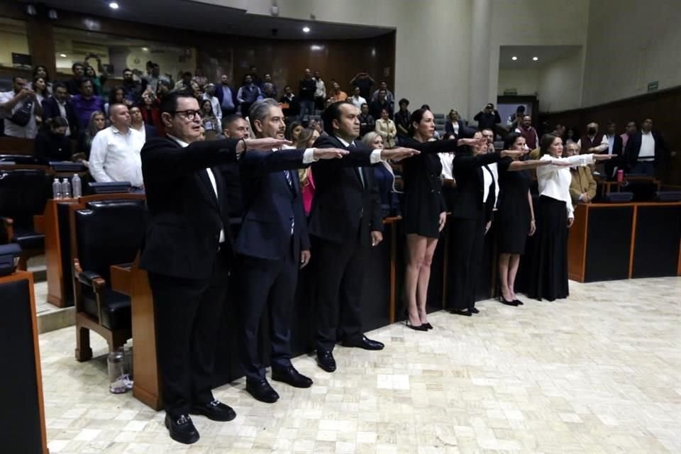 Toma de protesta a los nuevos 7 magistrados del Supremo Tribunal de Justicia.