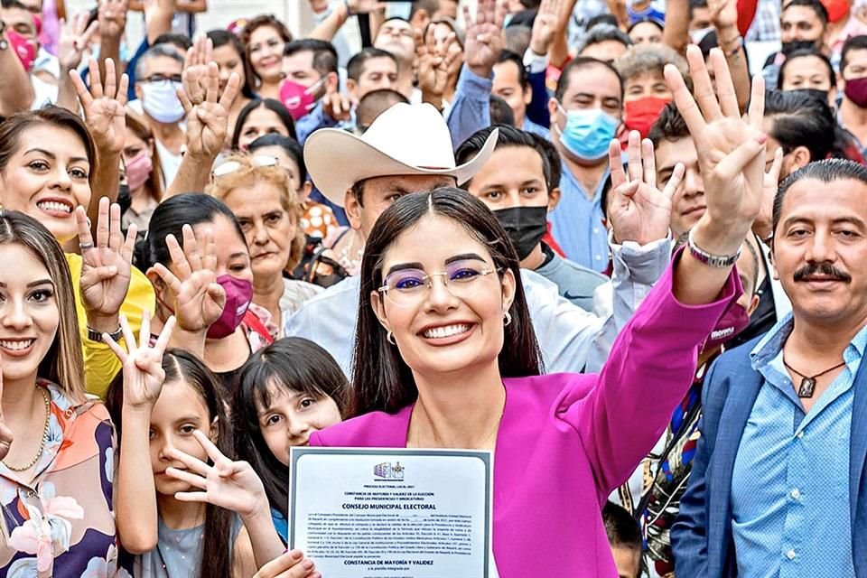Geraldine Ponce, Alcaldesa electa de Tepic, Nayarit.
