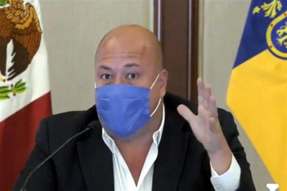 La cónyuge de Enrique Alfaro, Joanna Santillán, dio positivo a coronavirus, por lo que el mandatario se sometió a una prueba.
