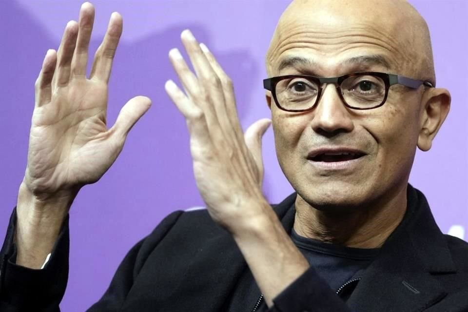 Satya Nadella, presidente ejecutivo de Microsoft.