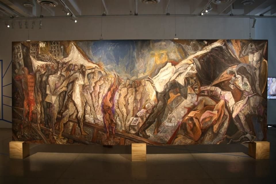 El pintor Antonio Ramírez, con más de 50 años de trayectoria, acudió al ITESO para hablar de su obra plástica y sus discursos recurrentes.