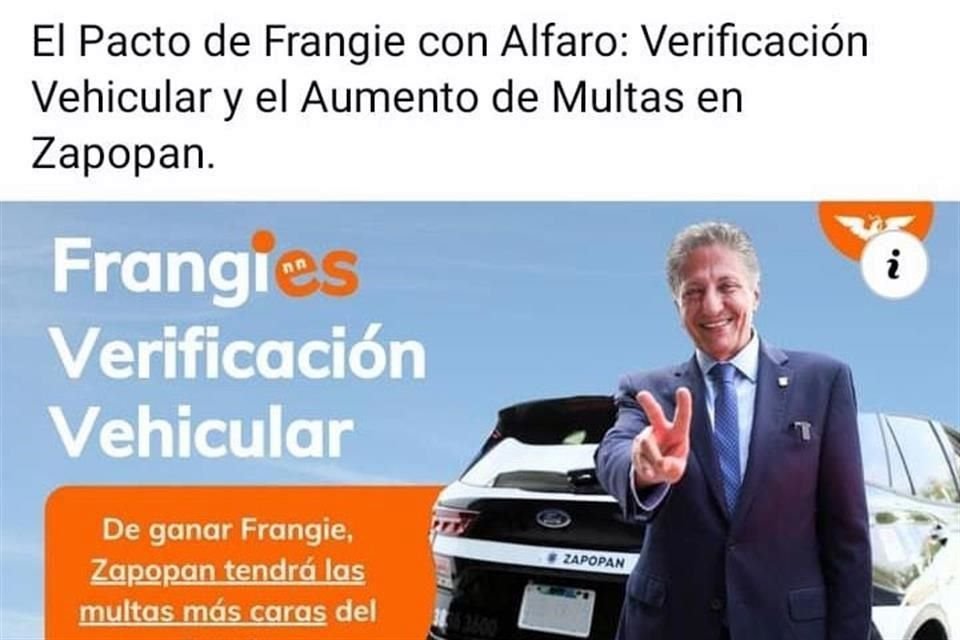Movimiento Ciudadano acusa a Morena de estar detrás de una serie de publicaciones de 'fake news' pautadas en Facebook contra Juan José Frangie.