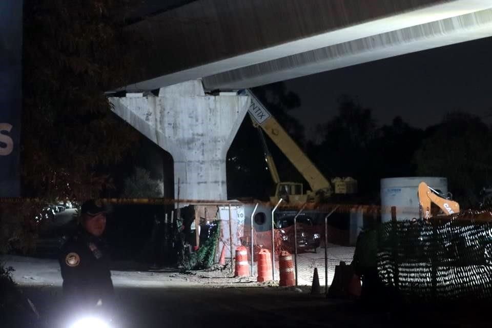 Un trabajador murió y otro resultó lesionado al caer de una estructura de las obras del tren interurbano