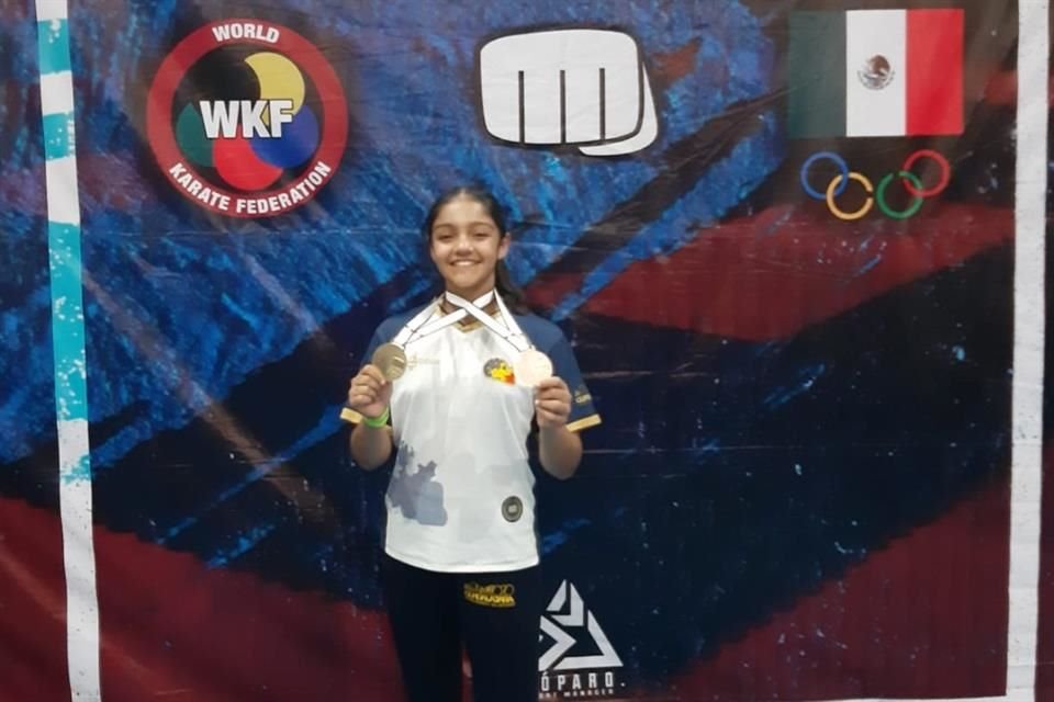 Valeria Flores, karateca jalisciense de 13 años, hará una kermes para obtener recursos para viajar a una competencia internacional.