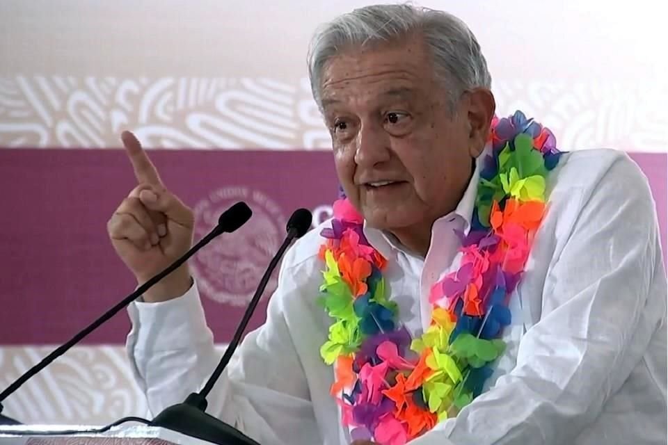 El Presidente López Obrador encabezó la inauguración del Acueducto Picachos-Concordia, en Sinaloa.