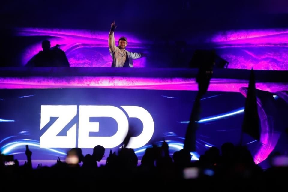 Zedd, alemán de origen ruso, hizo suyo el festival.