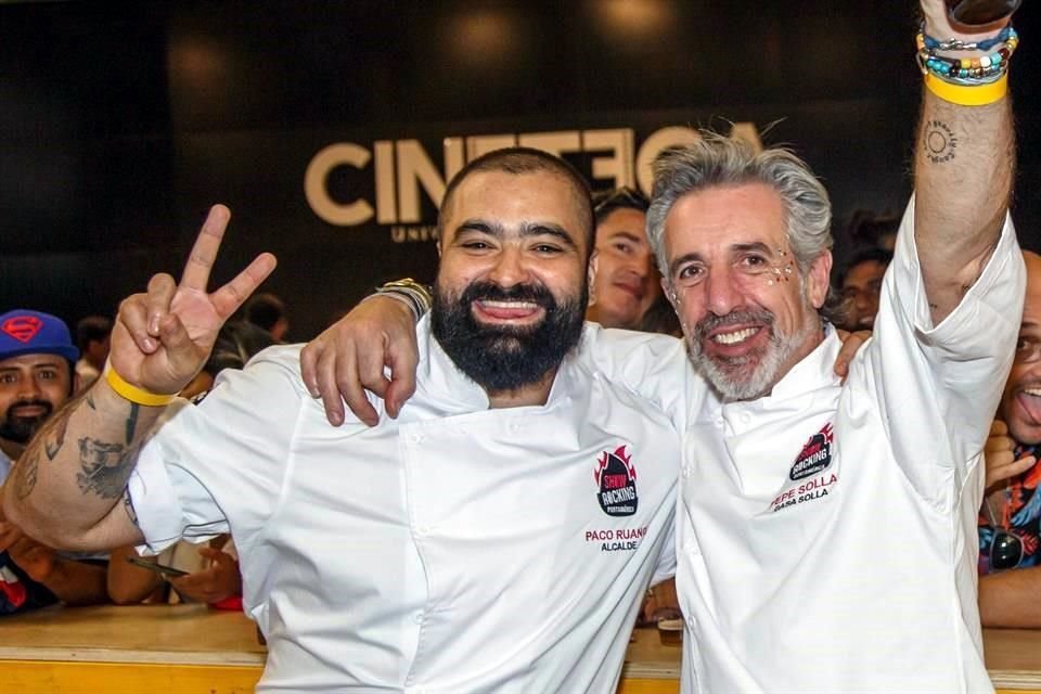 Los chefs Paco Ruano y Pepe Solla en la edición 2022 de PortAmérica Latitudes.