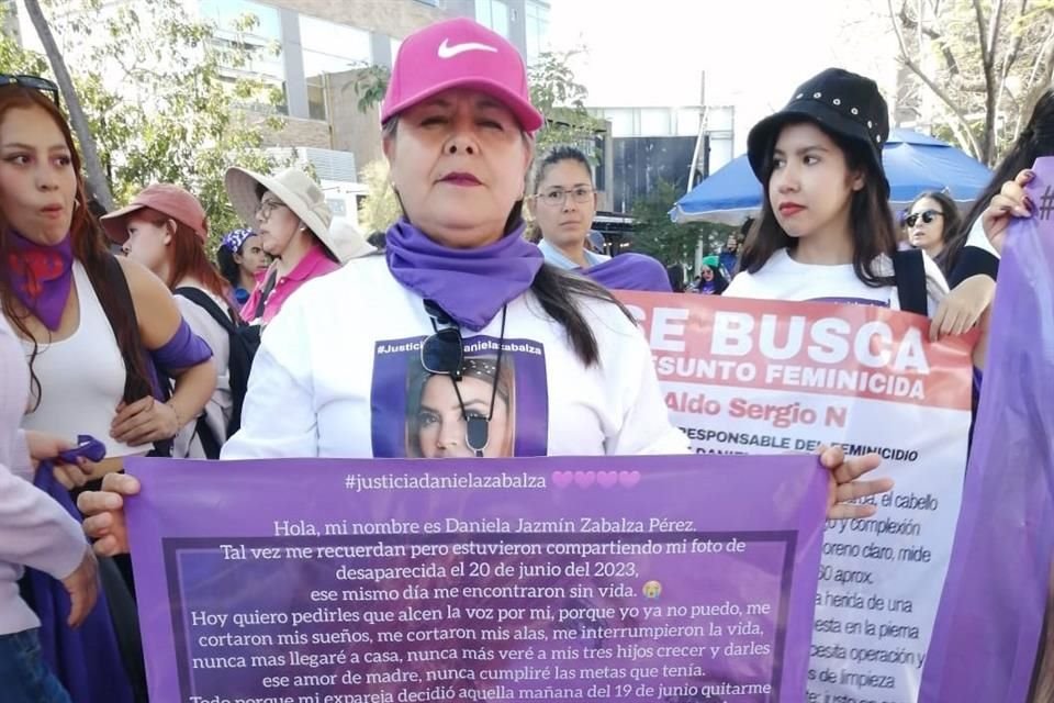 Matilde Pérez Vázquez, madre de Daniela.