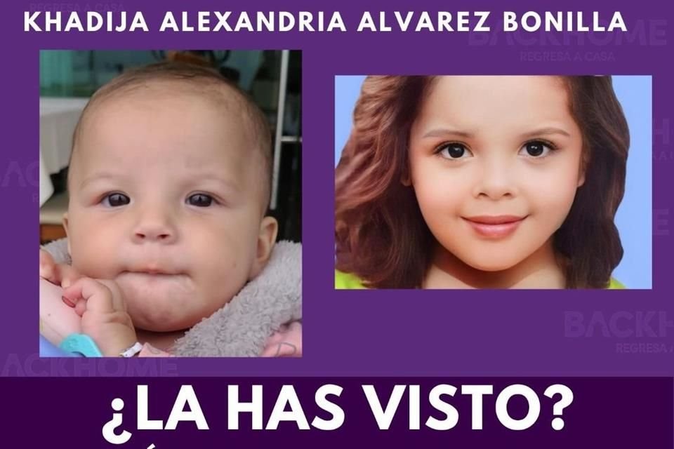 La niña tiene actualmente 3 años de edad.