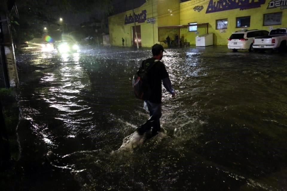 La Colonia Moderna fue severamente afectada por la tormenta.