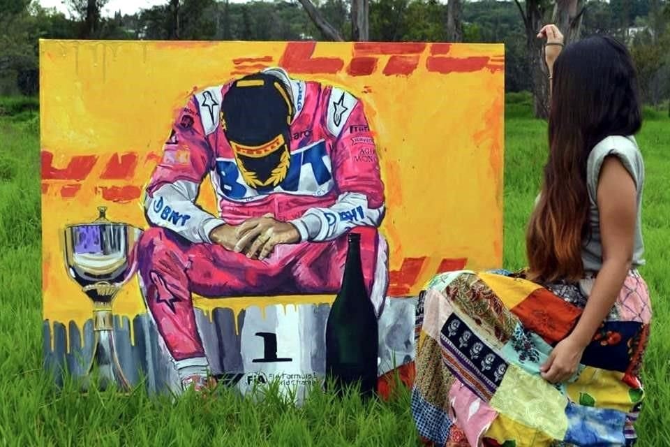La joven pintora trabajó en un momento inolvidable de la carrera de Pérez.