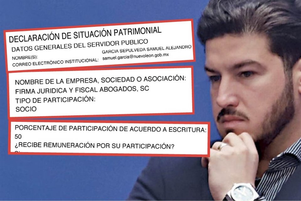 Uno de los proveedores favorecidos por Gobierno de NL ha triangulado al menos 202.9 mdp a despacho jurídico de Samuel García y su padre.