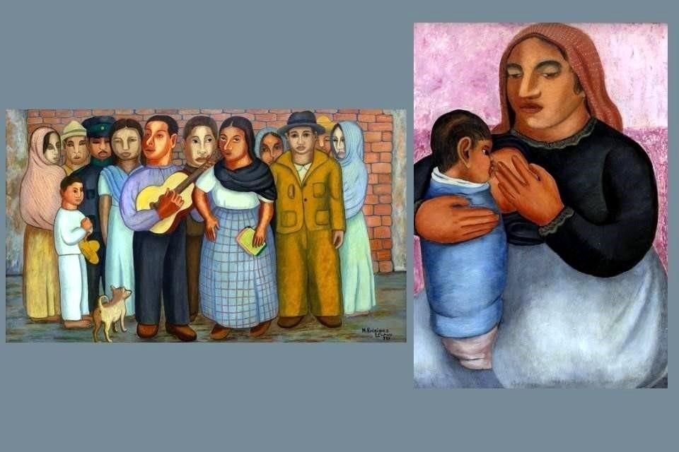 'El corrido (1926)' y 'Maternidad (1927)', de Manuel Rodríguez Lozano, fueron adquiridas por el curador Carl Zigrosser en 1930.