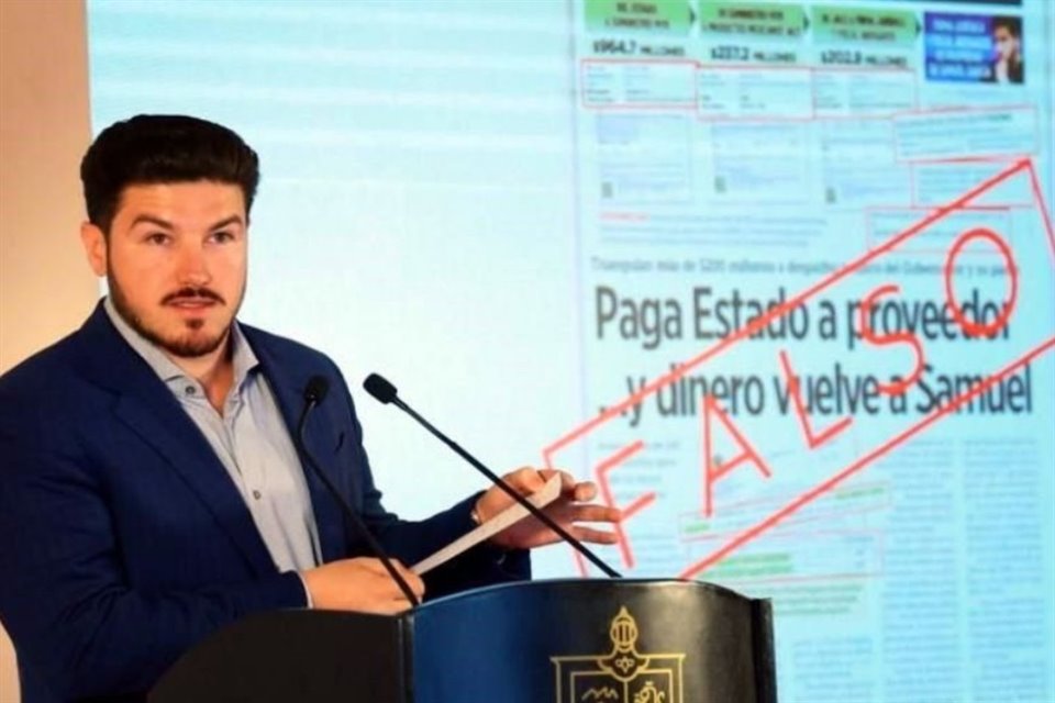 Tras exponer triangulación de 202 mdp desde proveedor de Gobierno a empresa de Samuel, Gobernador dijo que son pagos por honorarios en 2017.