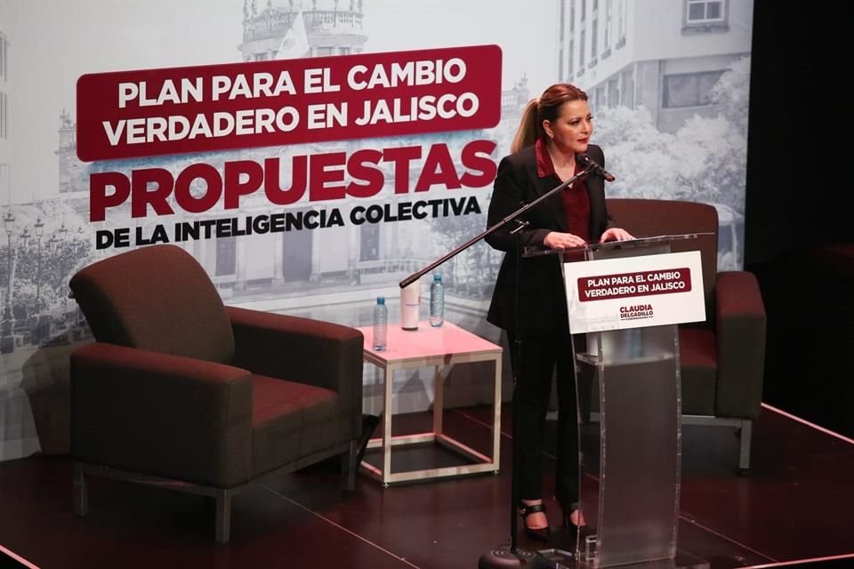 Delgadillo presentó su 'Plan para el Cambio Verdadero' donde contempló el eje titulado 'Movilidad humanista'.