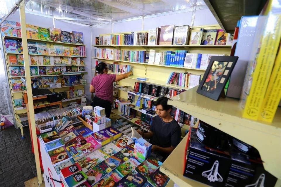 Edición pasada de la Feria del Libro de Zapopan.
