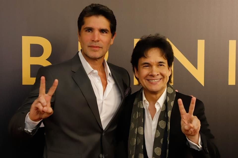 Eduardo Verástegui y Gilberto Gless en la alfombra.