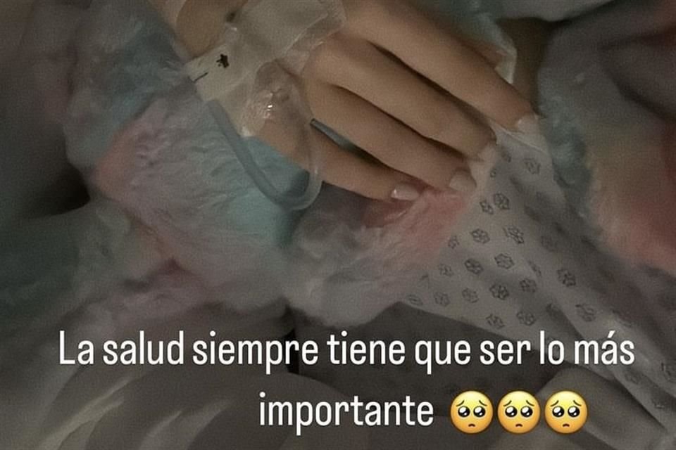 Belinda compartió en redes sociales un mensaje sobre su salud.