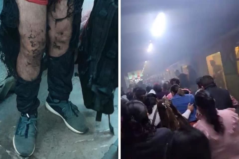 'Dos pasajeros lesionados por quemaduras al registrarse un cortocircuito en la estación Hidalgo del Metro', reportaron usuarios en redes sociales.