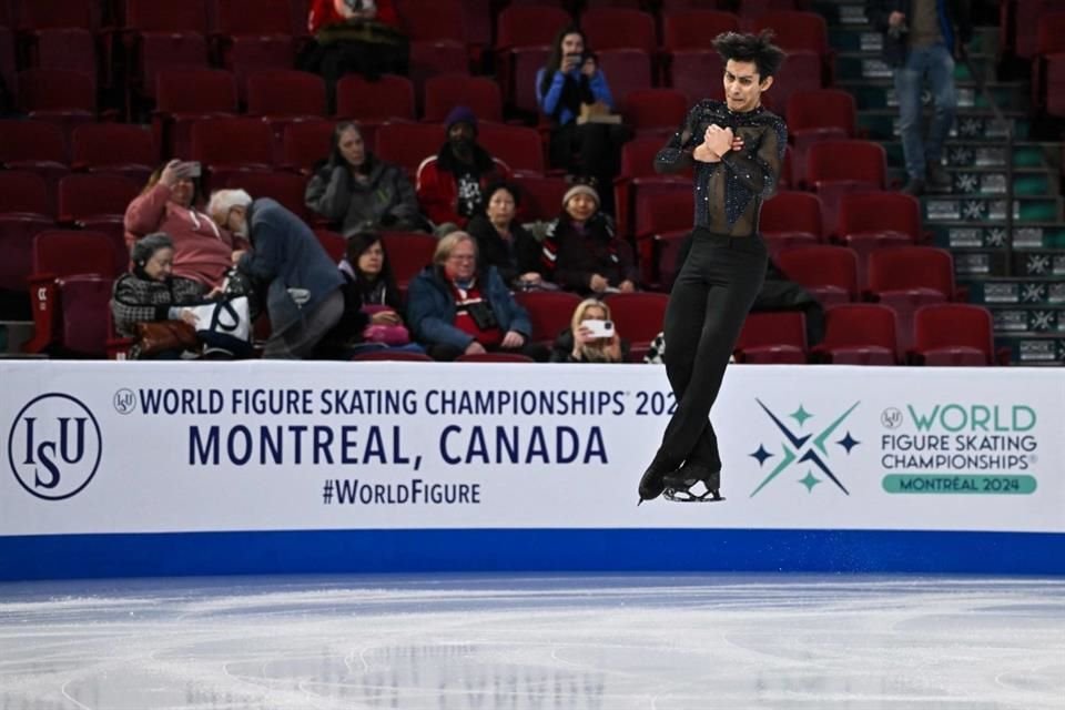 Donovan rompió su marca personal al sumar 80.19 puntos y terminar en la posición 15 de 40 patinadores al finalizar el programa corto.