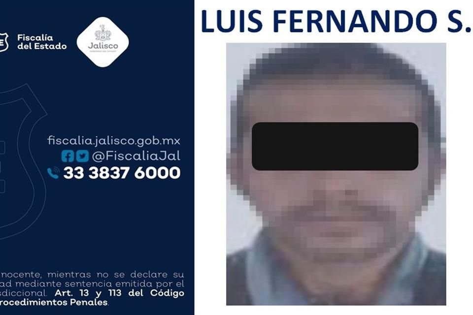 Luis Fernando 'S', el señalado, enfrentará su proceso en prisión.