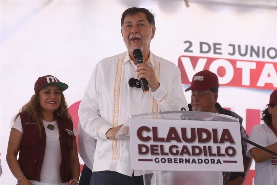 Delgadillo no asistió por enfermedad; en su lugar estuvo Gerardo Fernández Noroña en la Colonia Santa Paula.