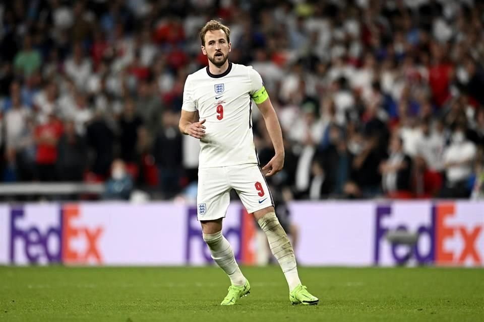 Harry Kane, centro delantero inglés, no logró hacer daño en la portería italiana en el tiempo regular y extra.