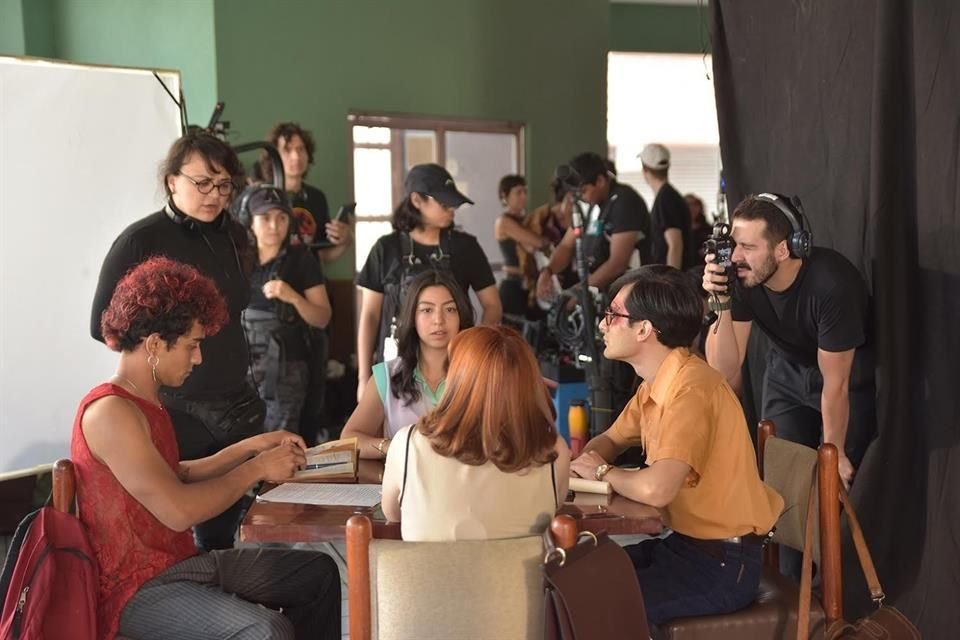 Filmación en Guadalajara de la película 'El Círculo de los Mentirosos', de la directora tapatía Nancy Cruz.