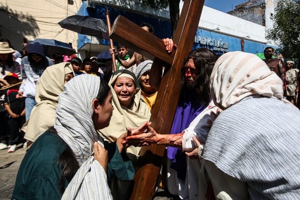 Viacrucis en Guadalajara.