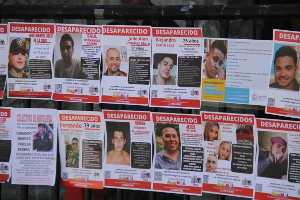 De acuerdo con el Registro Estatal de Personas Desaparecidas, en el Municipio de la Región Altos Norte suman 552 personas desaparecidas hasta el 29 de febrero.