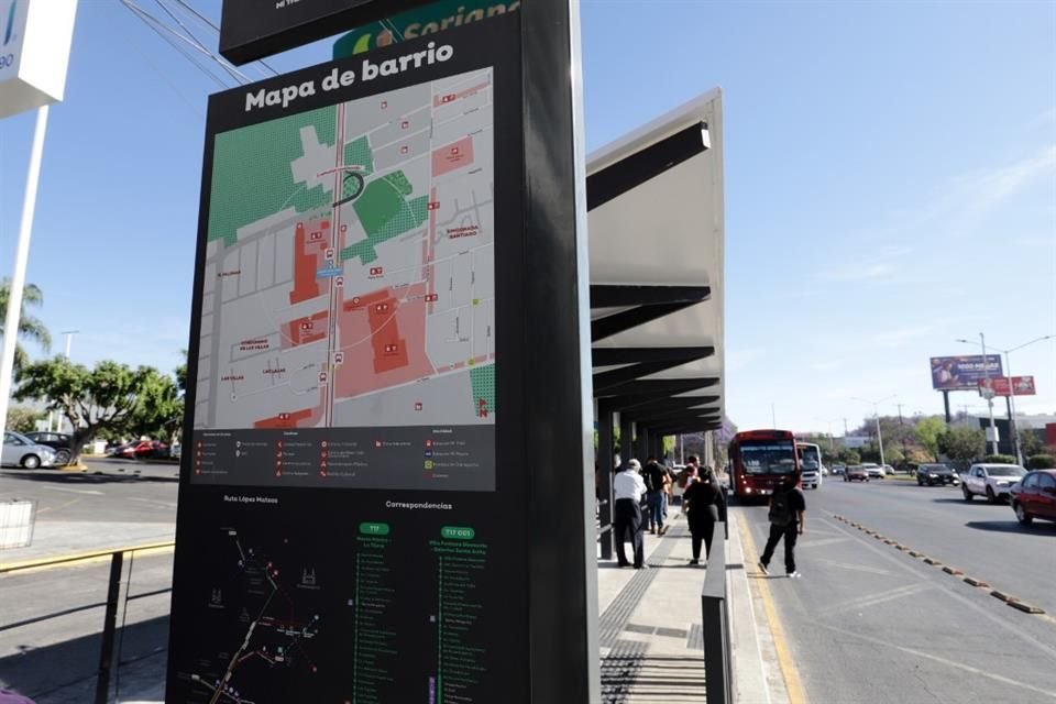 En López Mateos se encuentran concluidas las paradas tipo 1, que tienen máquinas de recarga y barandales protectores.