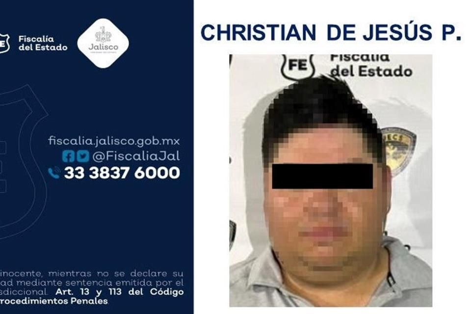 Con Christian de Jesús P. suman ya tres detenidos por este caso.