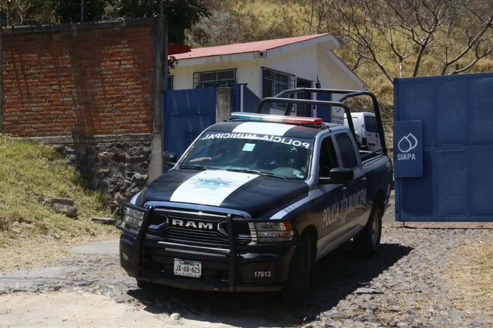 El incidente tuvo lugar en las instalaciones del Macro Tanque Las Huertas del Sistema Intermunicipal de los Servicios de Agua Potable y Alcantarillado.