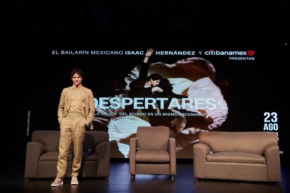 Isaac Hernández volverá a México con su espectáculo Despertares, el 23 de agosto, tras dos años de ausencia.