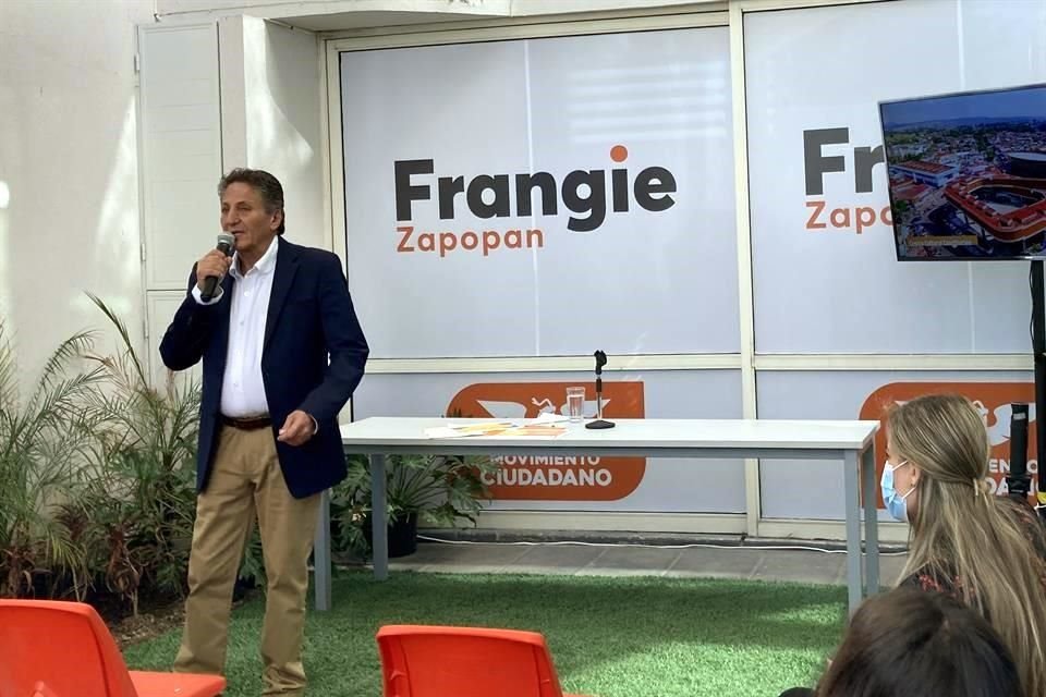Frangie dijo que es apresurado hablar de preferencias electorales.