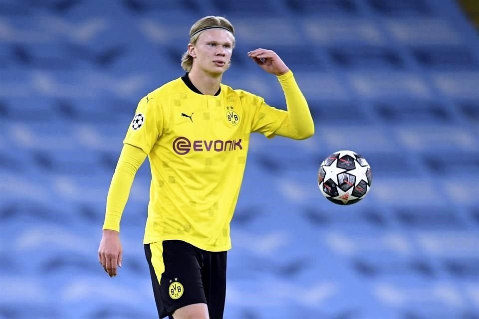 Erling Haaland se fue esta vez sin marcar gol.