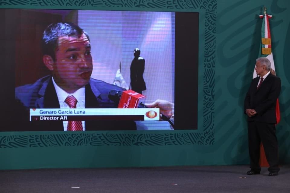En ese entonces, el director de la AFI era Genaro García Luna, actualmente preso en EU.