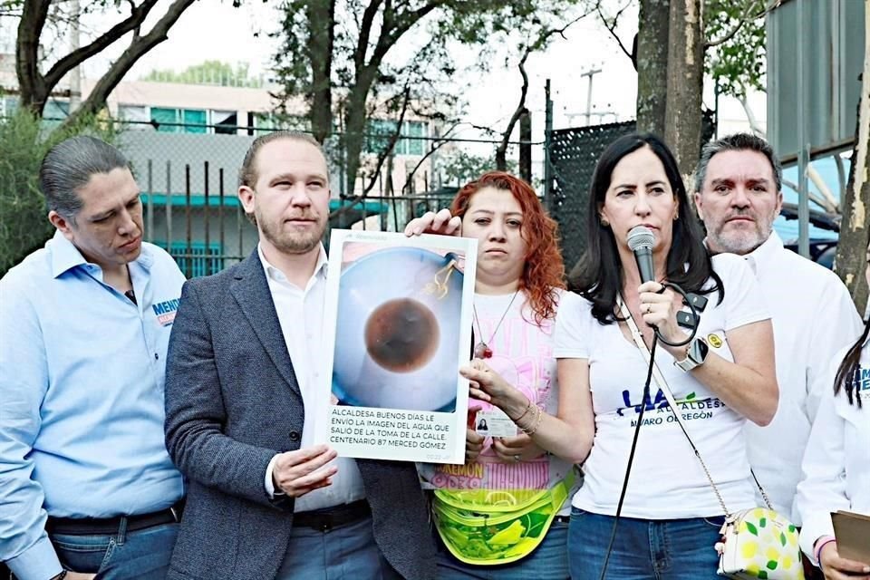 El candidato Santiago Taboada criticó que el Gobierno capitalino relacione el problema del agua con las elecciones.