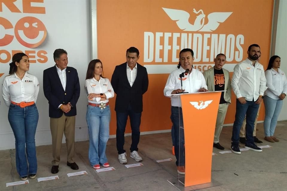 Manuel Romo, dirigente de Movimiento Ciudadano en Jalisco.