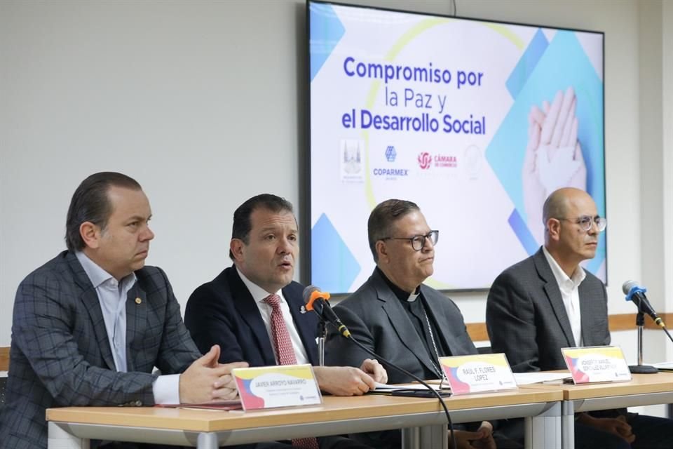 Como parte de la agenda electoral de Coparmex Jalisco y la Canaco Guaadalajara, la Iglesia Católica e une a campaña para promover el voto.C