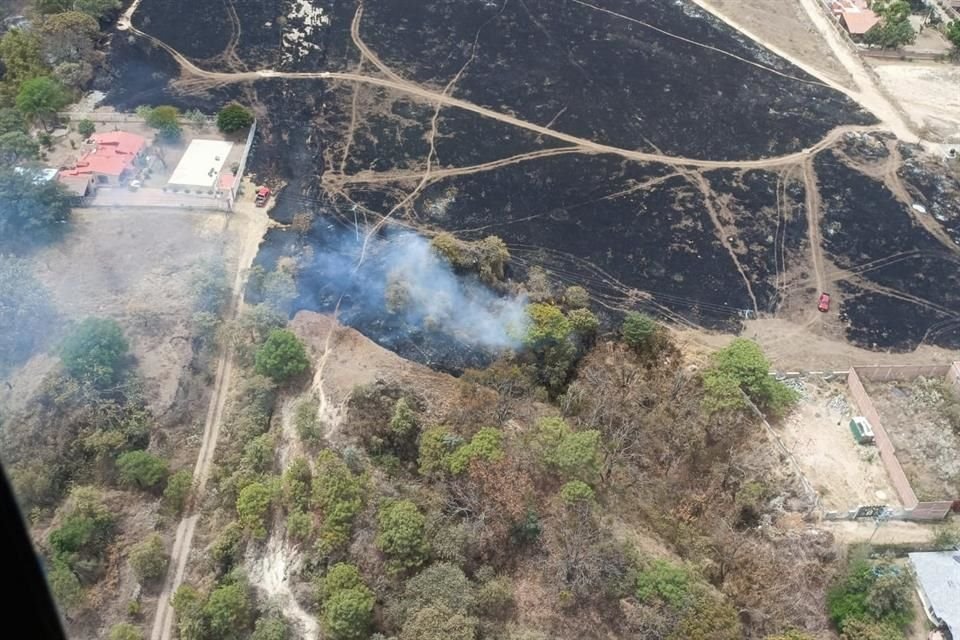 El incendio afectó preliminarmente 124 hectáreas.