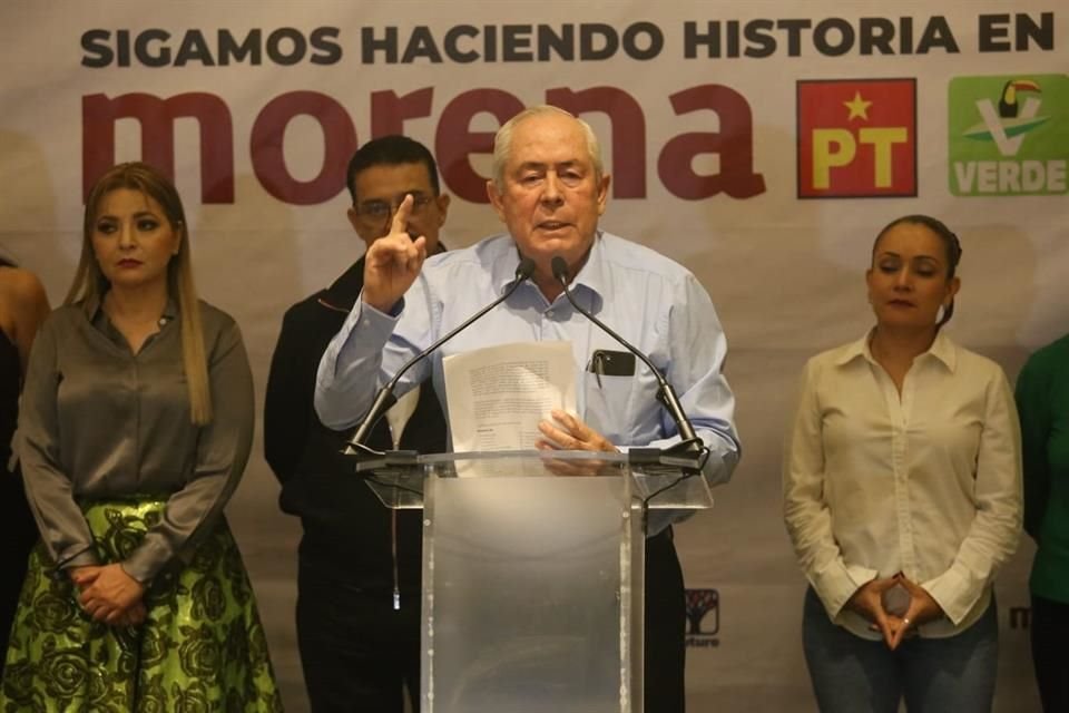 Enrique Ibarra Pedroza, Secretario General de Gobierno, estaría detrás de una estrategia electoral contra Morena, según Leonel Cota Montaño.