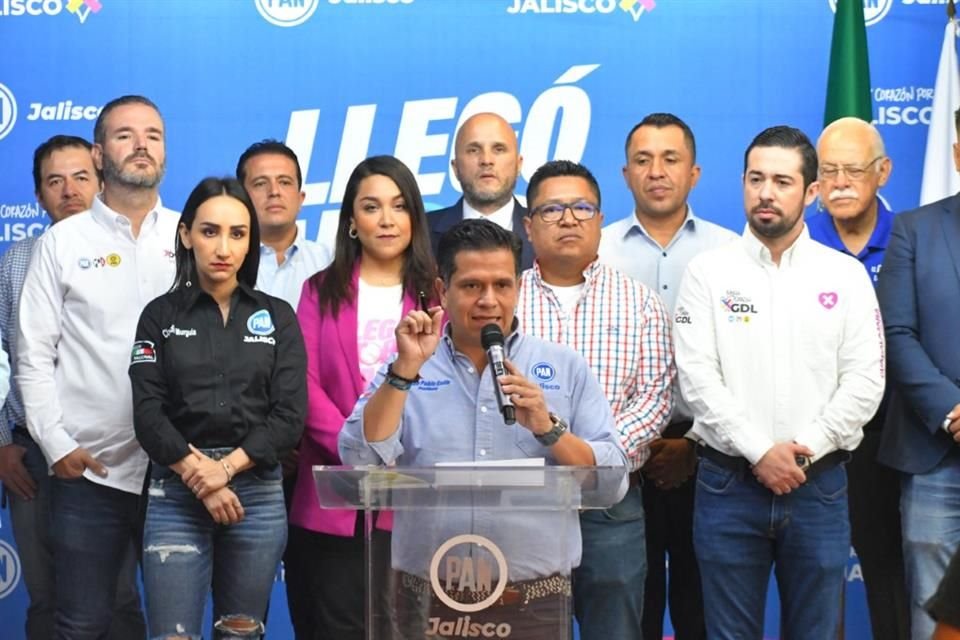 Juan Pablo Colín, líder del PAN en Jalisco.